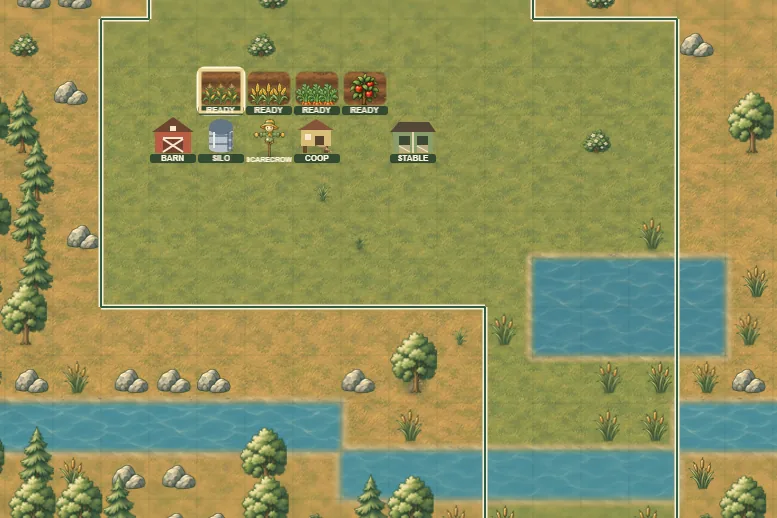 Farmstead World screenshot: Your farm
